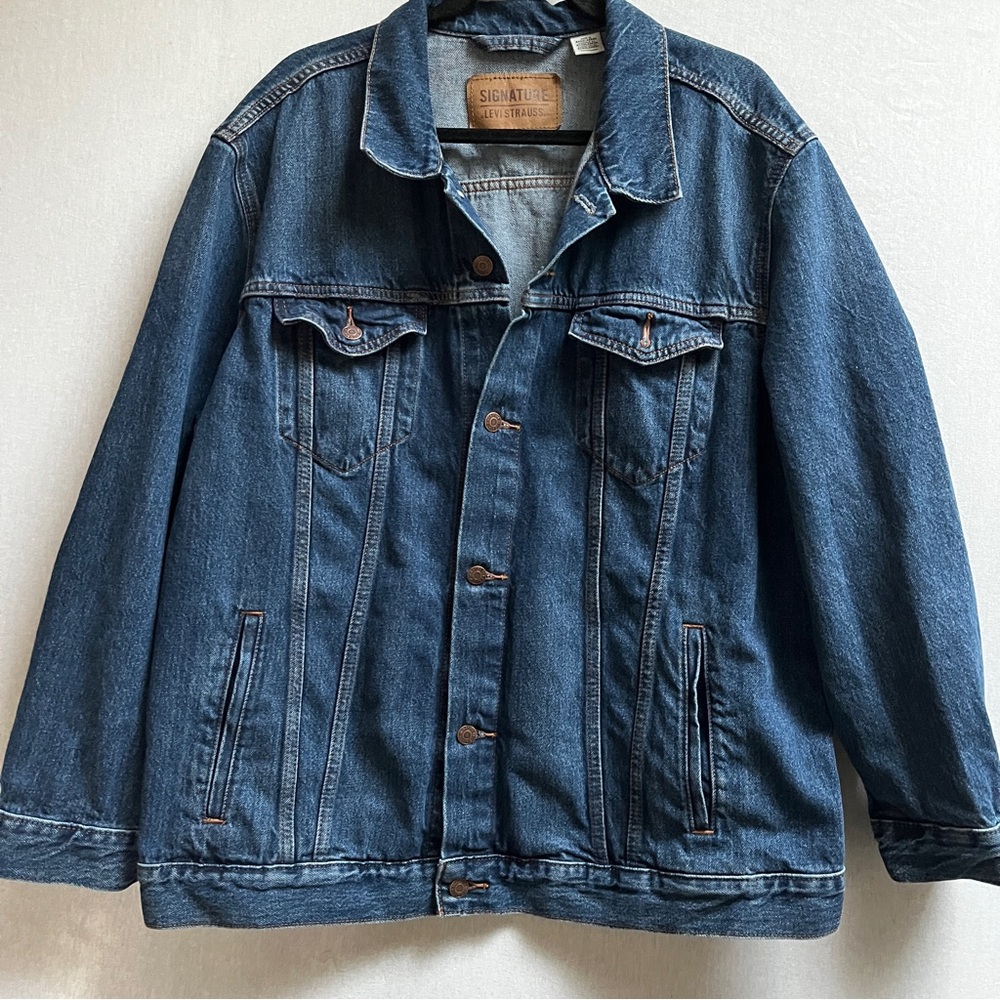 Signature by Levi Strauss Dark Blue Denim Jacket